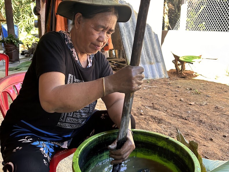 Phía sau một thước phim: hành trình về với sợi bông và chàm của người Cơ Tu, thôn Công Dồn, 2024